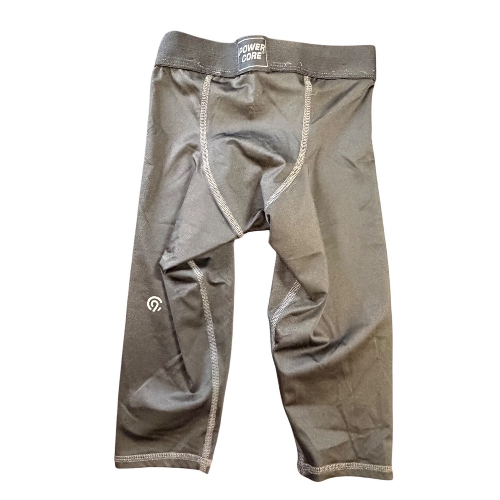 Champion Kids Power Core Black Compression Shorts Size S 6-7 Base Layer K2 - Picture 4 of 7